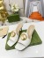Gucci Blondie Slide Sandals 65mm in White Leather