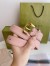 Gucci Crystal Horsebit Belt 30MM in Pink Crocodile Embossed Leather