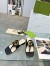Gucci Blondie Thong Sandals in Black Leather