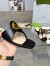 Gucci Blondie Thong Sandals in Black Leather