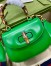 Gucci Bamboo 1947 Mini Top Handle Bag in Green Leather