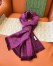 Gucci Double GG Jacquard Wool Scarf in Magenta and Bordeaux