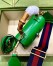 Gucci Bamboo 1947 Mini Top Handle Bag in Green Leather