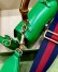 Gucci Bamboo 1947 Mini Top Handle Bag in Green Leather