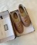 Gucci Espadrilles in Dusty Pink Matelasse Leather with Double G