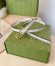 Gucci Jackie 1961 Thin Belt 20MM in White GG Canvas