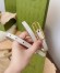 Gucci Jackie 1961 Thin Belt 20MM in White GG Canvas