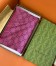 Gucci Double GG Jacquard Wool Scarf in Magenta and Bordeaux
