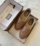 Gucci Espadrilles in Dusty Pink Matelasse Leather with Double G
