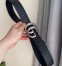 Gucci GG Marmont Black Belt 38MM with Antique Silver Buckle