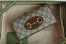Gucci Horsebit 1955 Chain Wallet in GG Supreme with Brown Leather