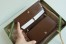 Gucci Horsebit 1955 Chain Wallet in GG Supreme with Brown Leather
