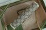 Gucci Horsebit 1955 Chain Wallet in GG Supreme with White Leather