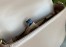 Gucci GG Marmont Small Top Handle Bag in Nude Chevron Calfskin