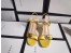 Gucci Marmont Sandals 75mm in Pastel Yellow Leather