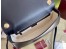 Gucci New Blondie Medium Top Handle Bag in Black Leather