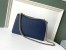 Gucci Dionysus Small Shoulder Bag in Blue Calfskin