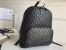 Gucci Packpack in Black Signature Leather