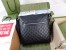 Gucci Messenger Bag in Black Signature Leather 