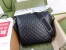 Gucci Messenger Bag in Black Signature Leather 