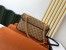 Gucci GG Marmont Small Shoulder Bag in Original GG Canvas with Black Leather