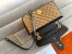 Gucci GG Marmont Small Shoulder Bag in Original GG Canvas with Black Leather