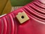 Gucci GG Marmont Mini Shoulder Bag in Red Chevron Leather