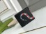 Gucci Bi-fold Wallet In Black Kingsnake Print Leather 