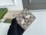 Gucci Bi-fold Wallet In Beige Bee Print GG Supreme Canvas