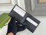 Gucci Bi-fold Wallet In Beige Bee Print GG Supreme Canvas