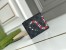 Gucci Bi-fold Wallet In Black Kingsnake Print GG Supreme Canvas