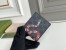 Gucci Bi-fold Wallet In Black Kingsnake Print GG Supreme Canvas