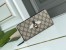 Gucci Zip Around Wallet In Bee Print GG Supreme Canvas