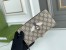 Gucci Zip Around Wallet In Bee Print GG Supreme Canvas