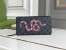 Gucci Zip Around Wallet In Black Kingsnake Print GG Supreme