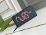 Gucci Zip Around Wallet In Black Kingsnake Print GG Supreme