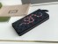Gucci Zip Around Wallet In Black Kingsnake Print GG Supreme