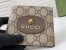 Gucci Bi-fold Wallet In Neo Vintage GG Supreme Canvas