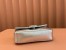Gucci GG Marmont Super Mini Bag in Silver Metallic Leather