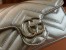 Gucci GG Marmont Super Mini Bag in Silver Metallic Leather