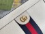 Gucci Ophidia Small Chain Shoulder Bag in White Leather