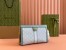 Gucci Ophidia GG Small Chain Bag in Dusty Blue GG Canvas