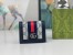 Gucci Ophidia Card Case Wallet in Blue GG Supreme Canvas