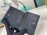 Gucci Ophidia Card Case Wallet in Blue GG Supreme Canvas