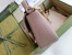 Gucci GG Marmont Mini Top Handle Bag in Nude Chevron Calfskin