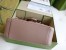 Gucci GG Marmont Mini Top Handle Bag in Nude Chevron Calfskin