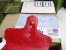 Gucci GG Marmont Mini Top Handle Bag in Red Chevron Calfskin