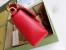 Gucci GG Marmont Mini Top Handle Bag in Red Chevron Calfskin