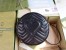 Gucci GG Marmont Mini Round Bag in Black Chevron Calfskin