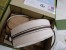 Gucci GG Marmont Mini Round Bag in White Chevron Calfskin